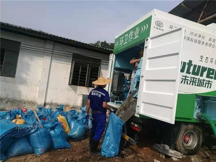 额敏工业污泥压干处理